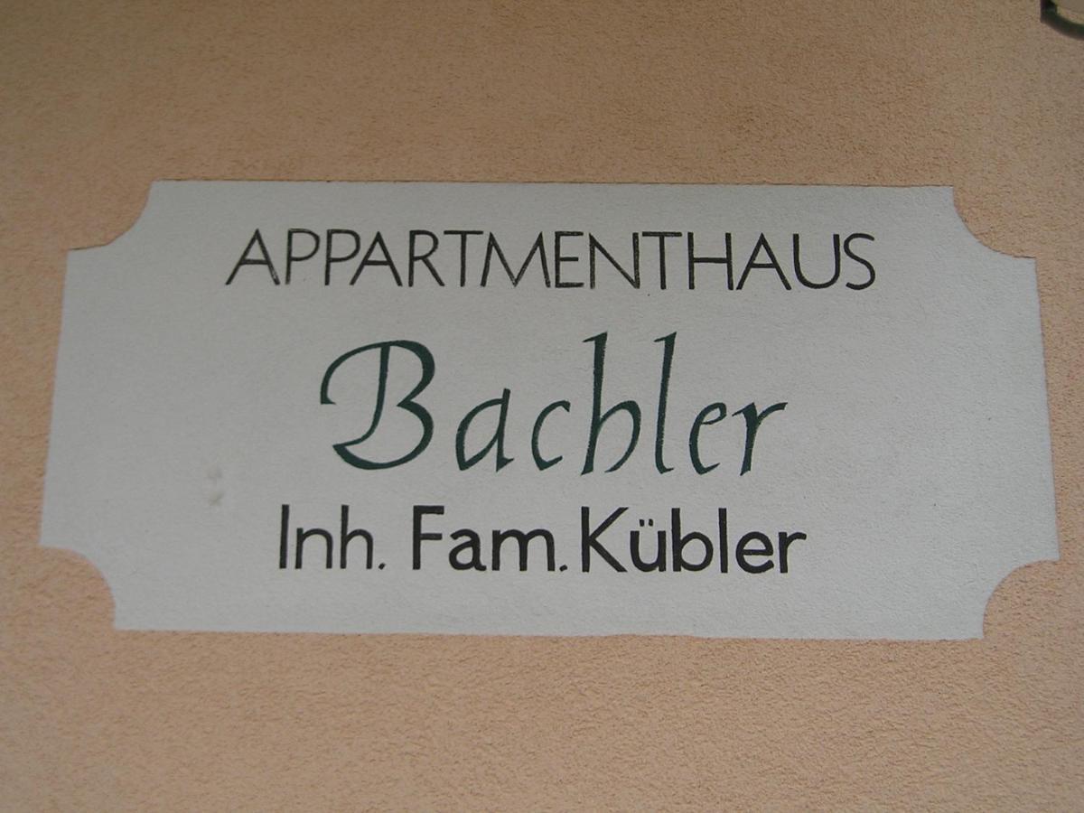 Appartmenthaus Bachler Dış mekan fotoğraf